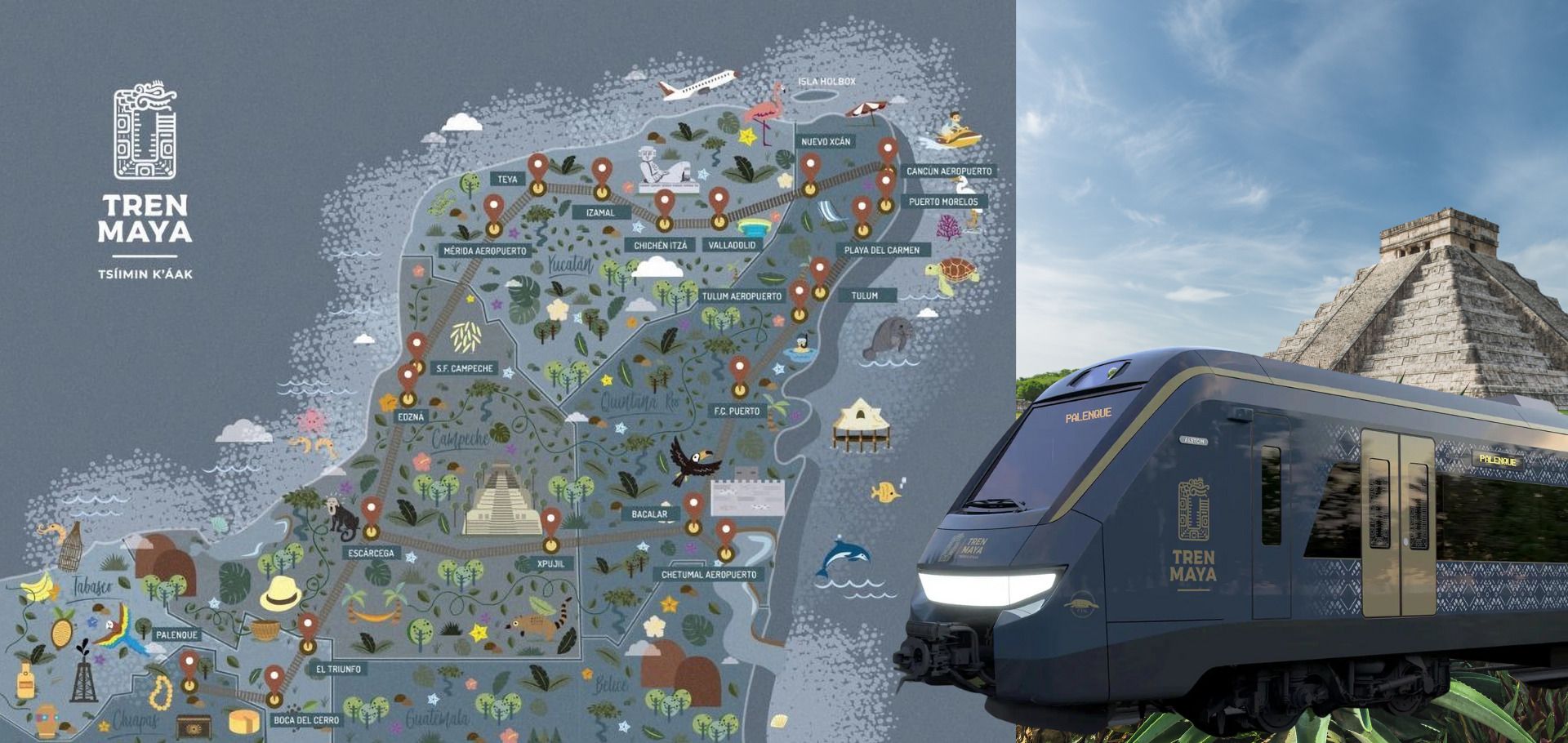 Tren Maya: Ruta, Tramos y Destinos Emblemáticos