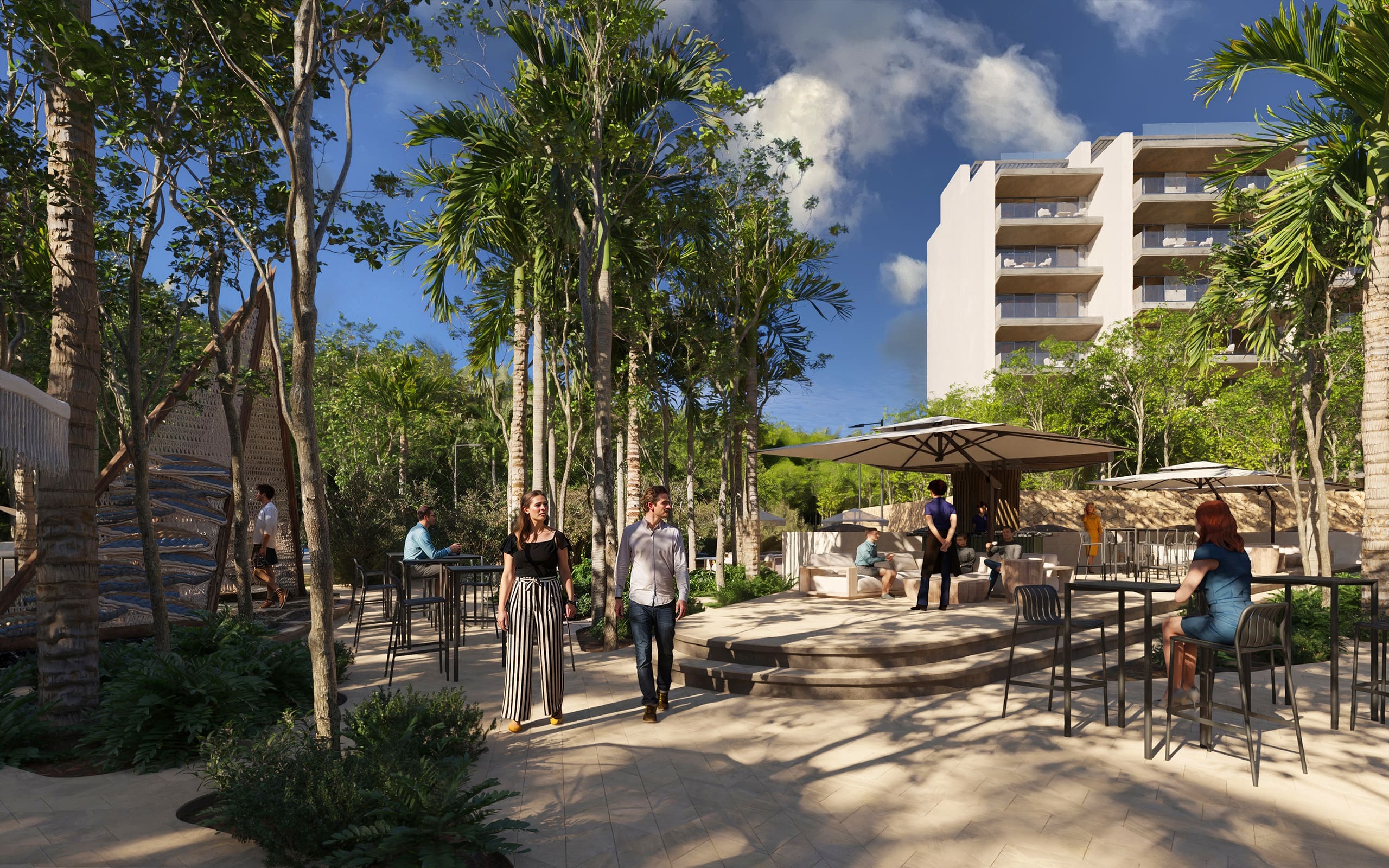 Departamentos de 1 y 2 recámaras en Xcalacoco con club de playa privado 54