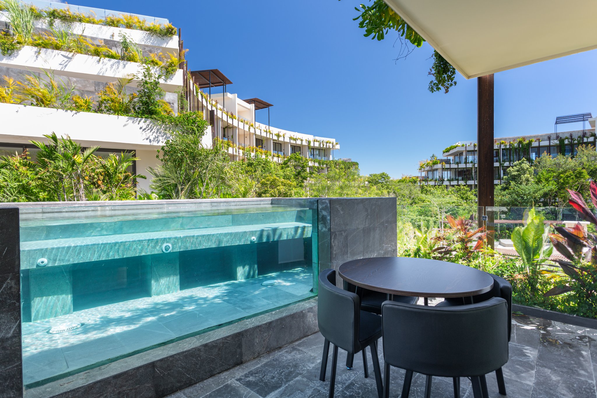 Departamento 1 recámara con alberca privada exclusivo en Tulum 2