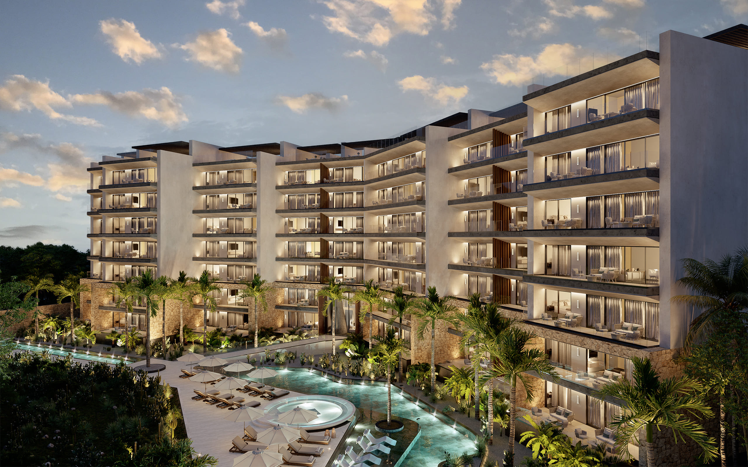 Departamentos de 1 y 2 recámaras en Xcalacoco con club de playa privado 6