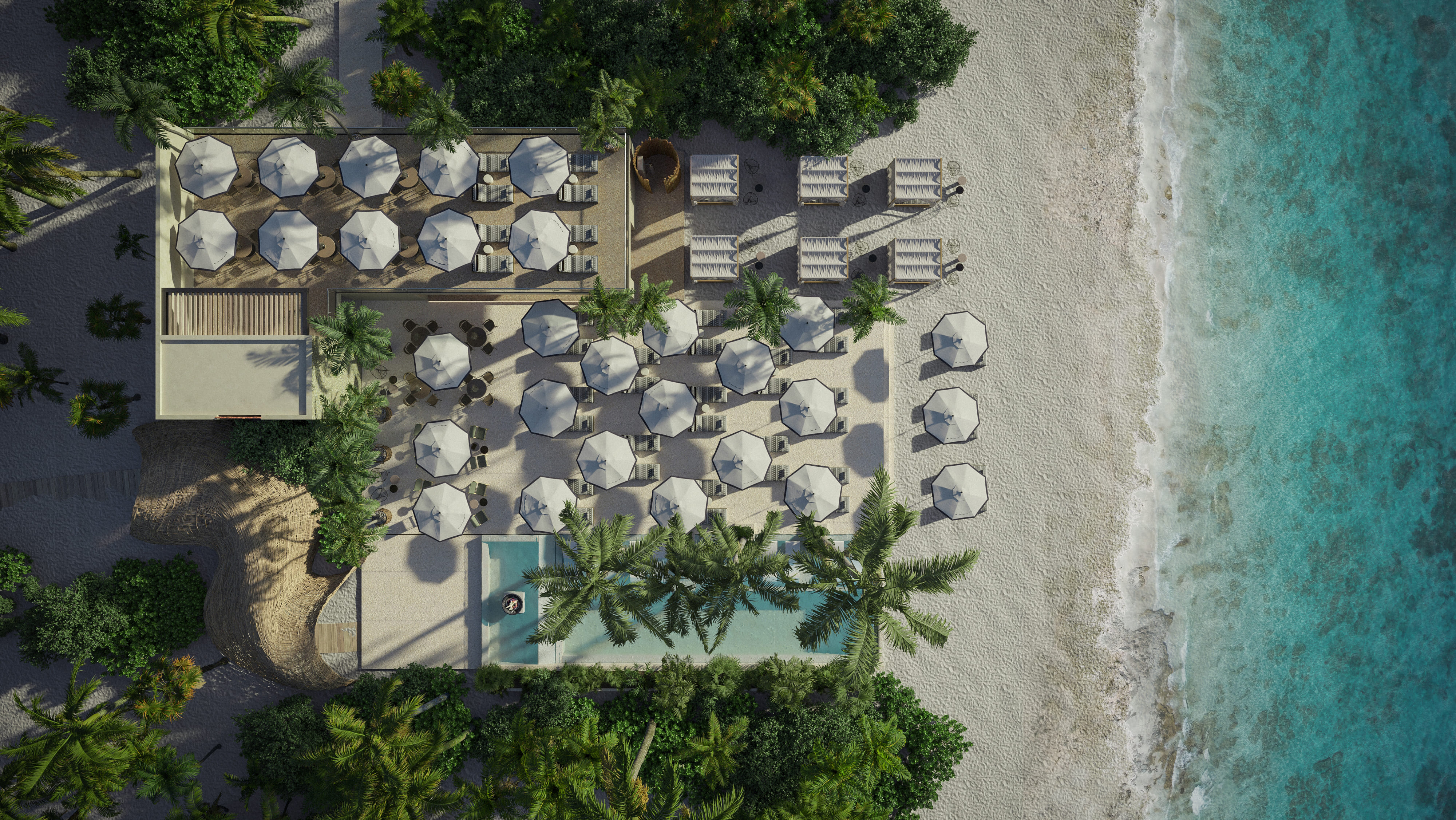 Departamentos de 1 y 2 recámaras en Xcalacoco con club de playa privado 47