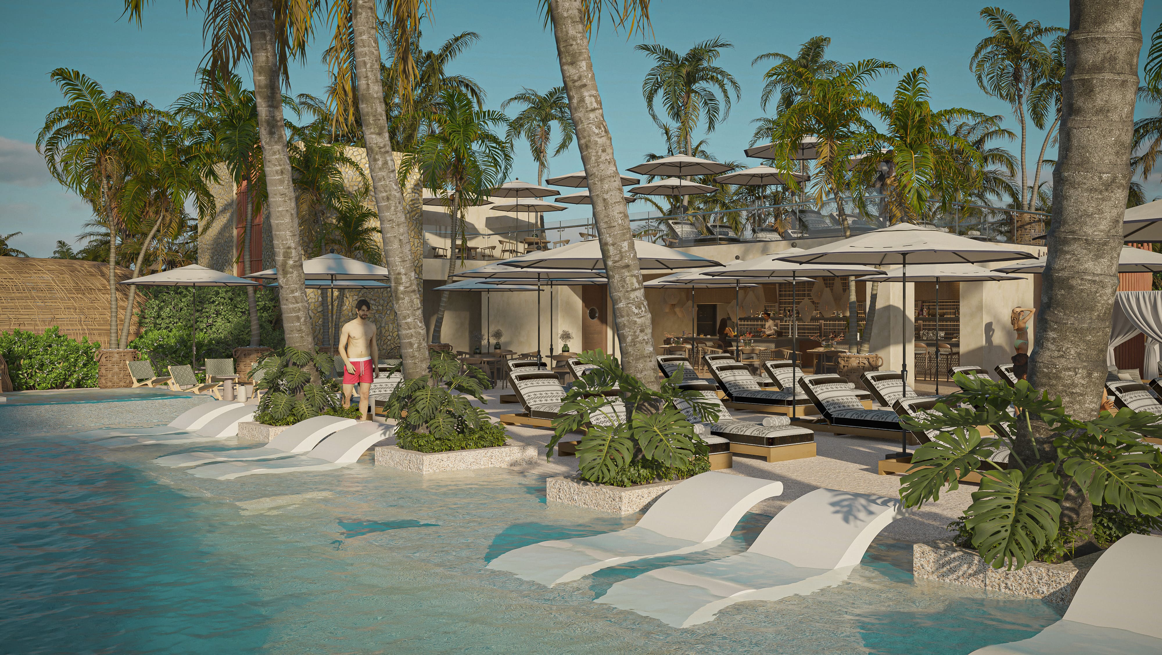 Departamentos de 1 y 2 recámaras en Xcalacoco con club de playa privado 49