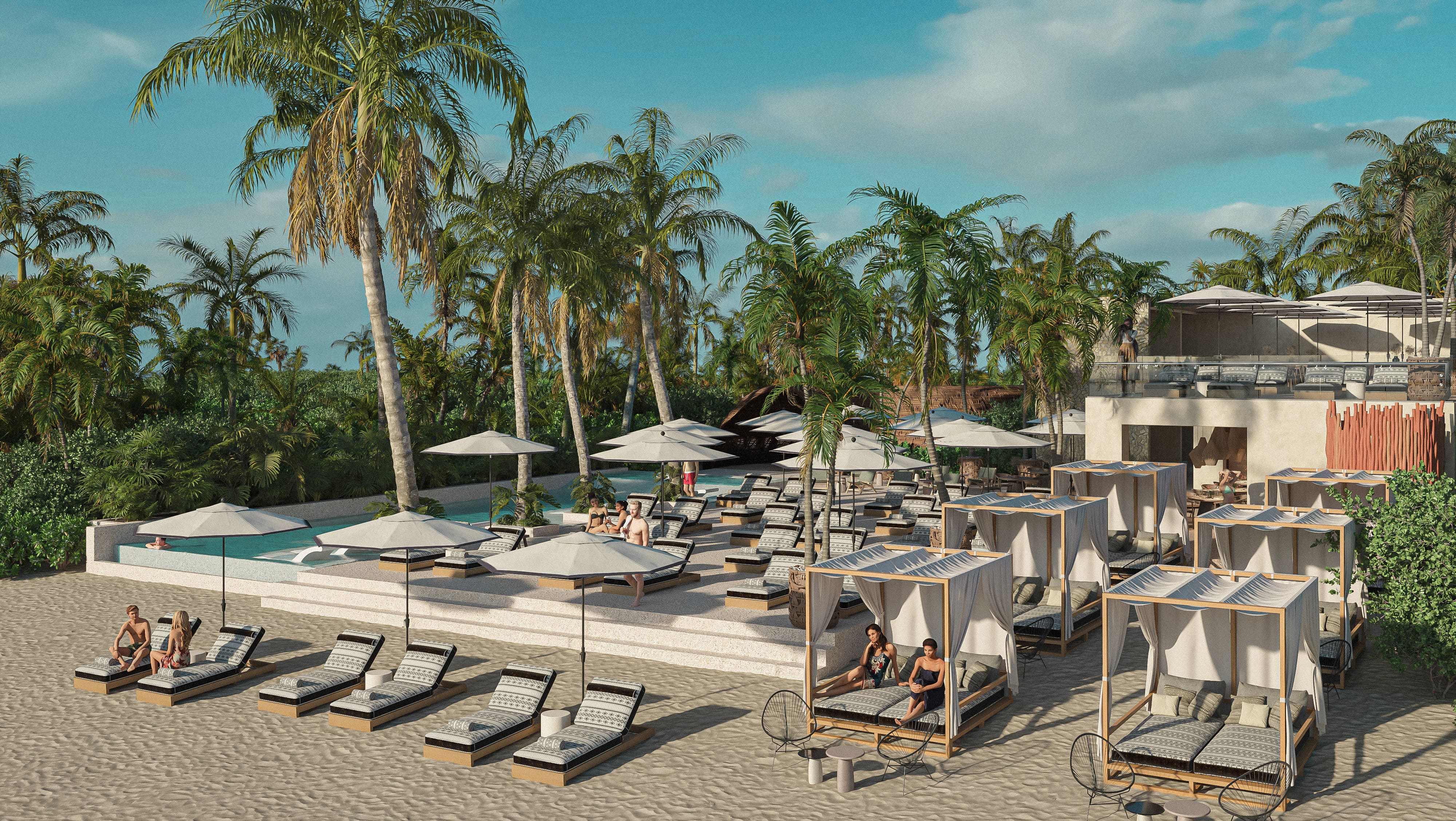 Departamentos de 1 y 2 recámaras en Xcalacoco con club de playa privado 52
