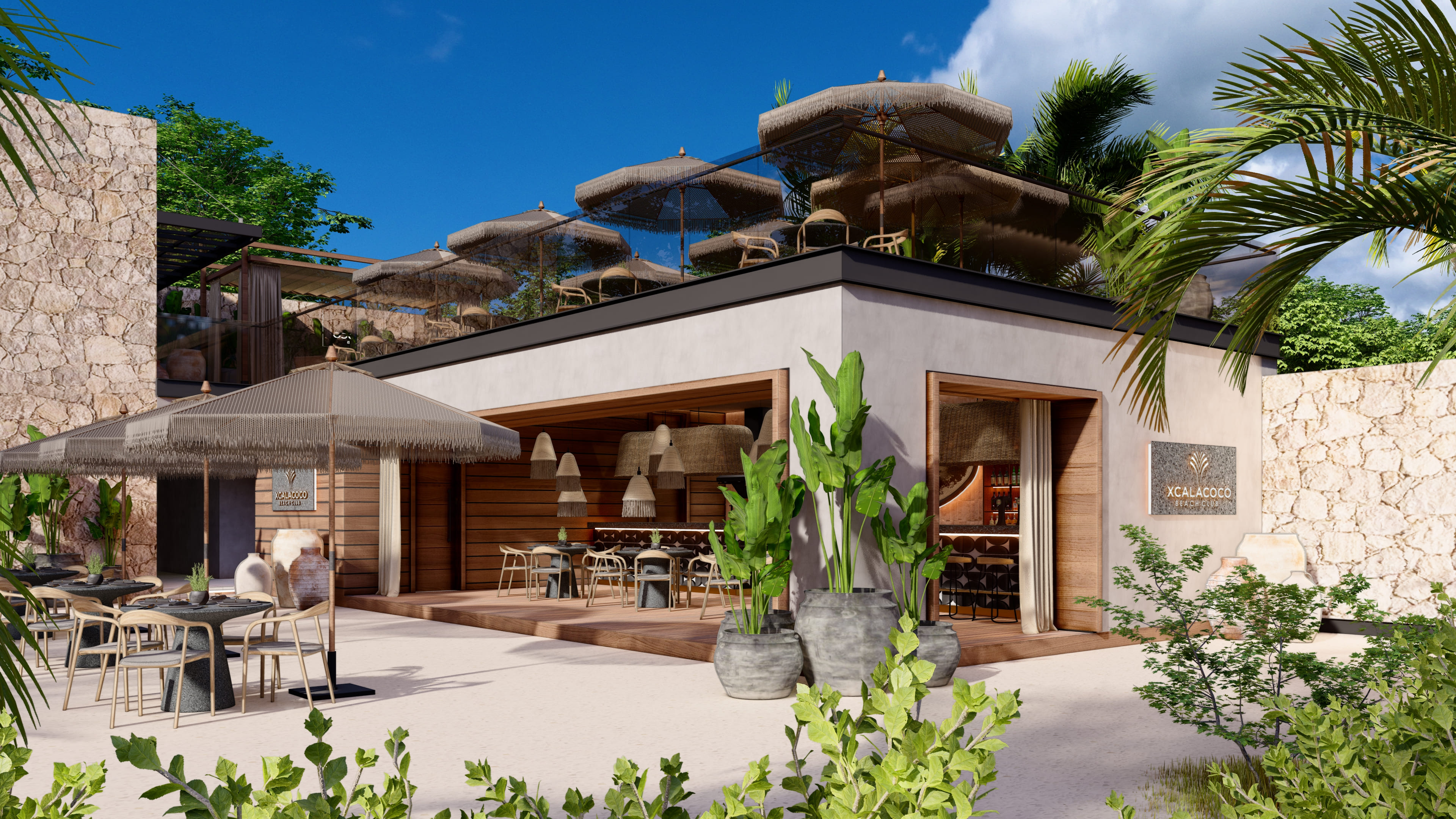 Departamentos de 1 y 2 recámaras en Xcalacoco con club de playa privado 43