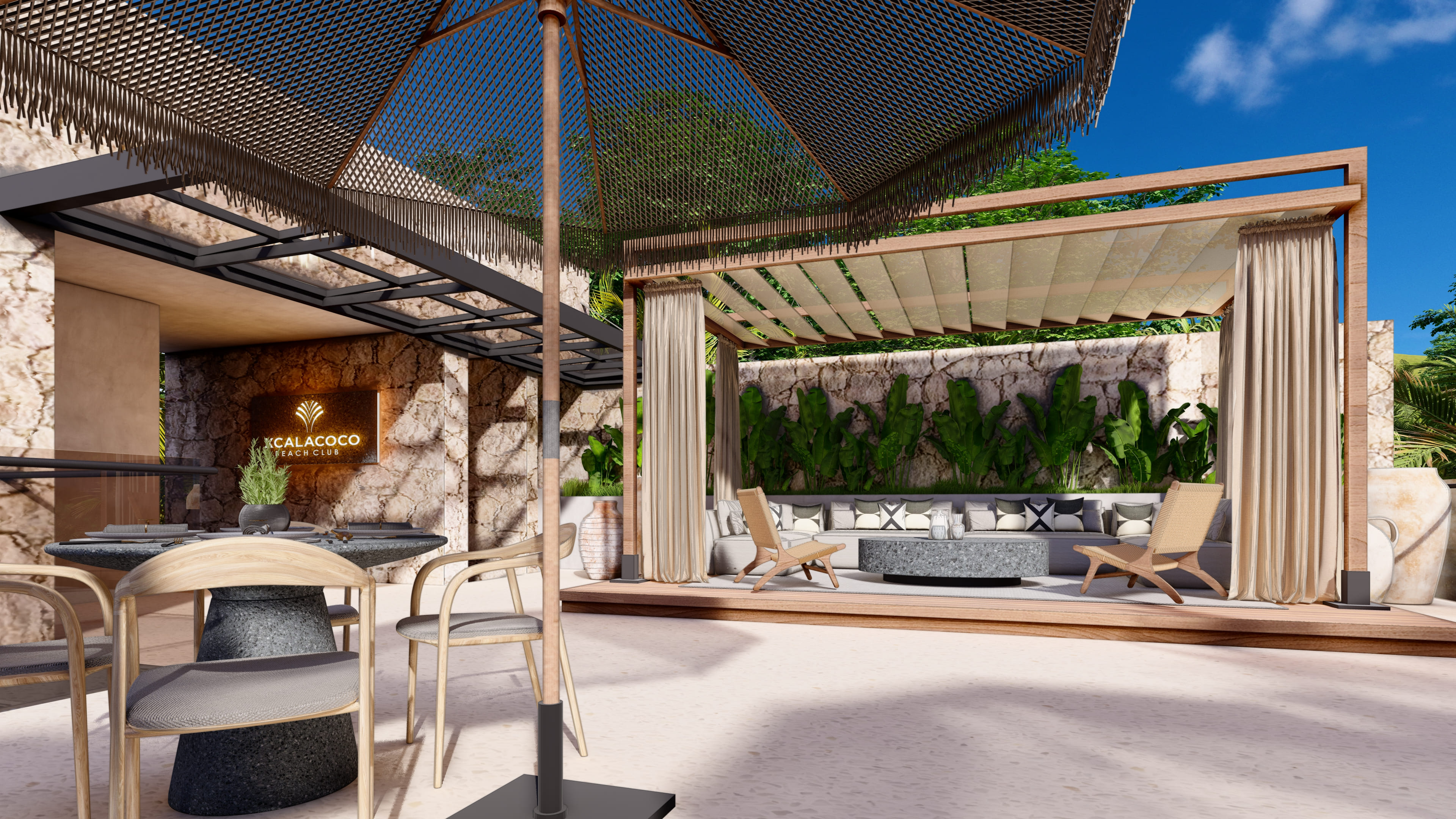 Departamentos de 1 y 2 recámaras en Xcalacoco con club de playa privado 44