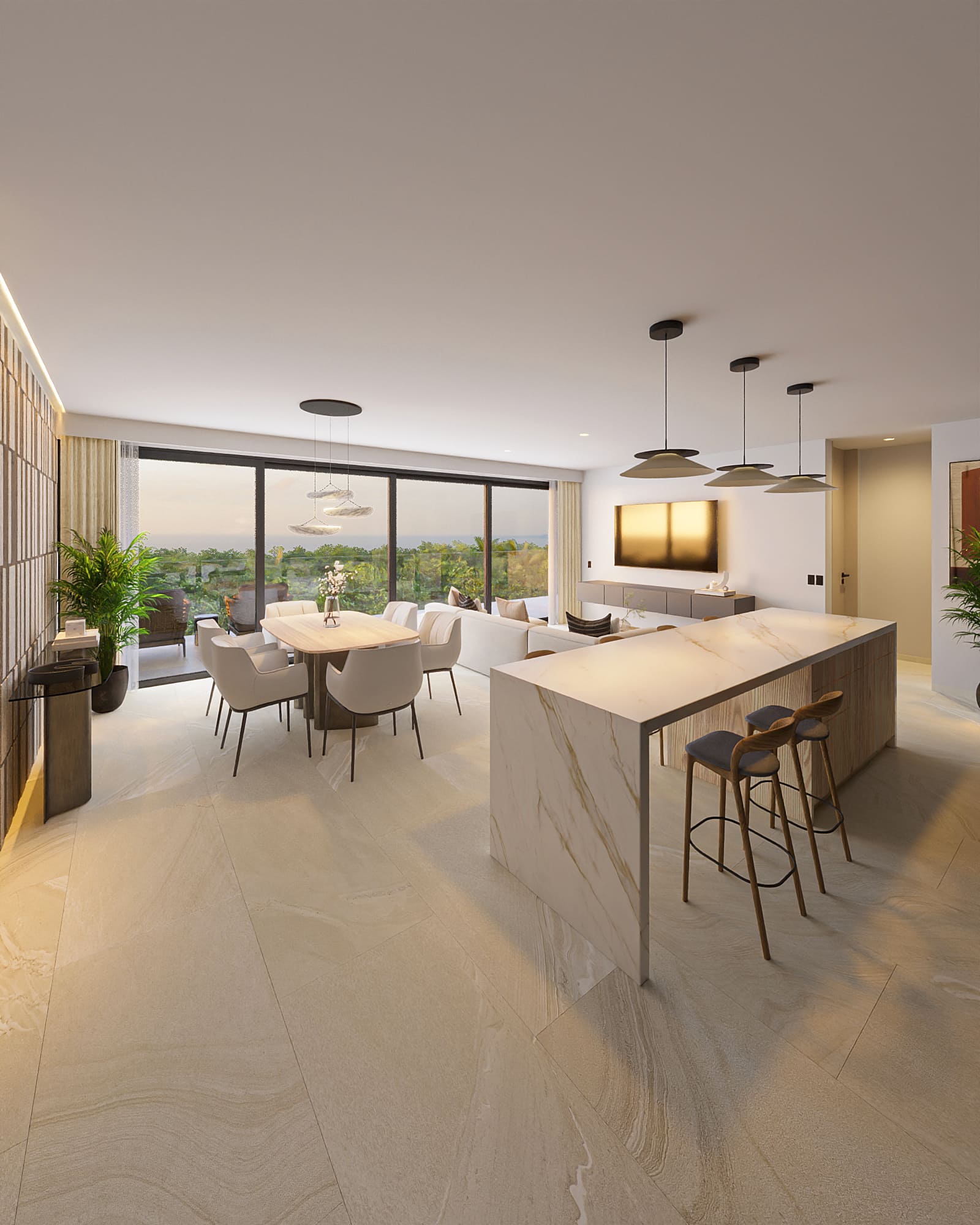 Departamentos de 1 y 2 recámaras en Xcalacoco con club de playa privado 25