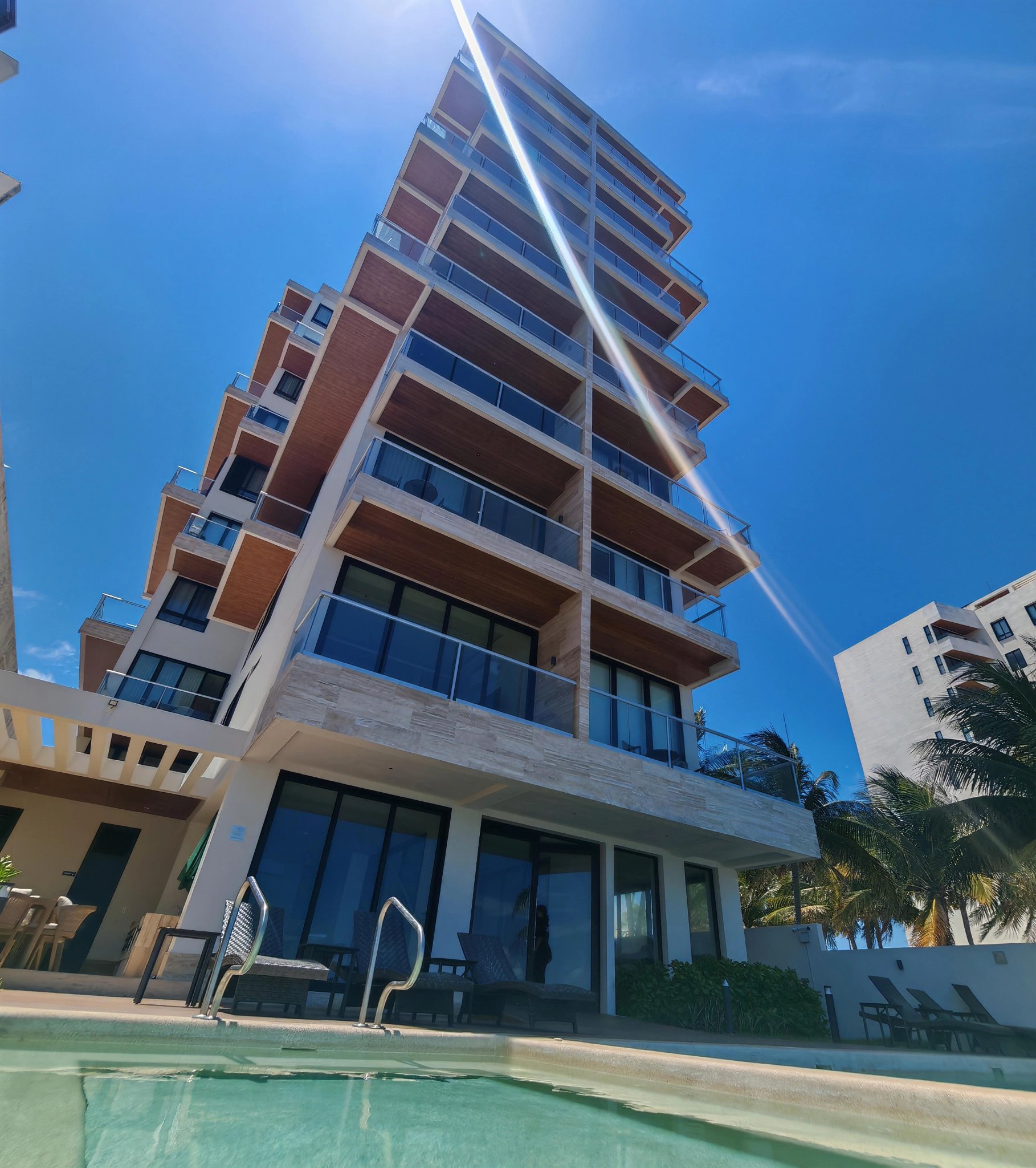 Departamento 2 recámaras frente al mar en Puerto Morelos 3